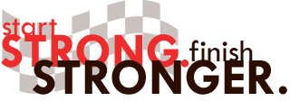 start strong finish stronger logo