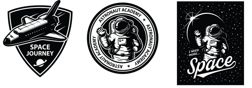 space related stickers